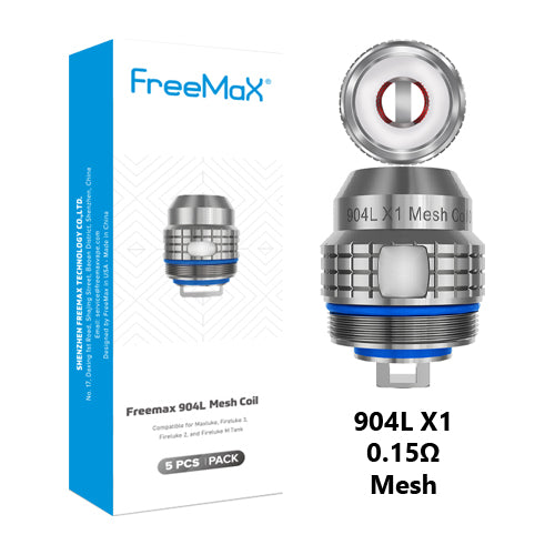 FreeMaX Fireluke 3 Mesh Coils X1 0.15ohm | Vape World Australia | Vaping Hardware