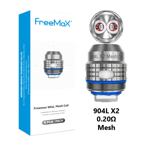 FreeMaX Fireluke 3 Mesh Coils X2 0.2ohm | Vape World Australia | Vaping Hardware