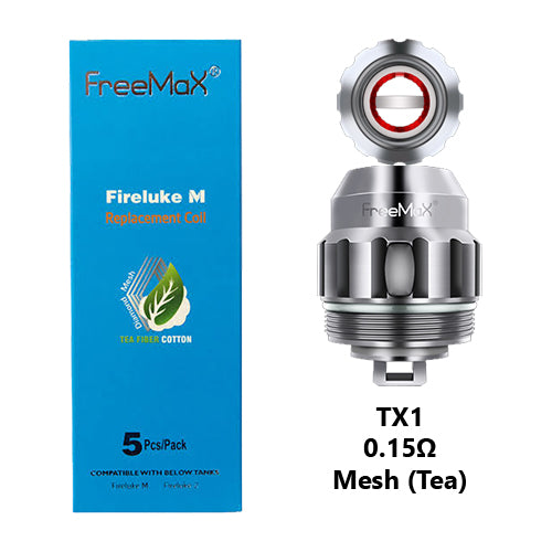 FreeMaX Fireluke Mesh Coils TX1 0.15ohm | Vape World Australia | Vaping Hardware