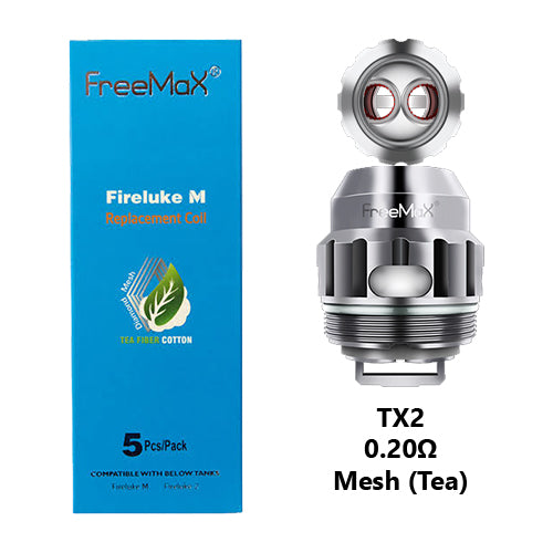 FreeMaX Fireluke Mesh Coils TX2 0.2ohm | Vape World Australia | Vaping Hardware