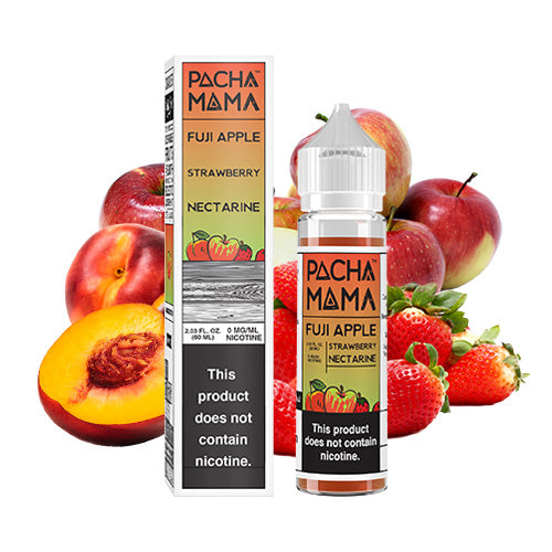 Fuji Apple Strawberry Nectarine 60ml | Pacha Mama | Vape World Australia | E-Liquid