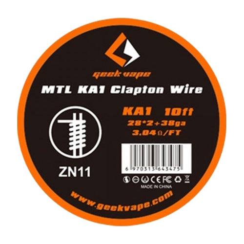 GeekVape MTL KA1 Clapton Wire 28ga | Vape World Australia | Vaping Hardware