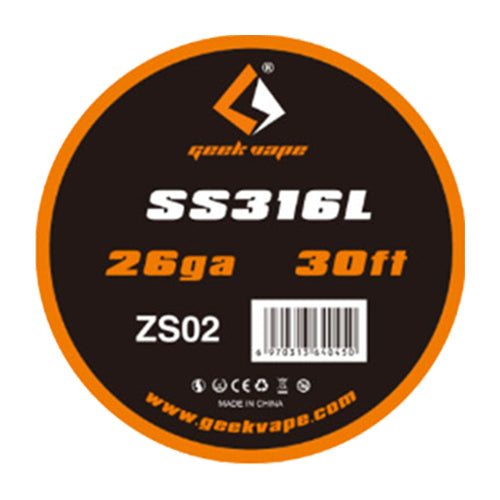 GeekVape SS316L Wire 26ga | Vape World Australia | Vaping Hardware