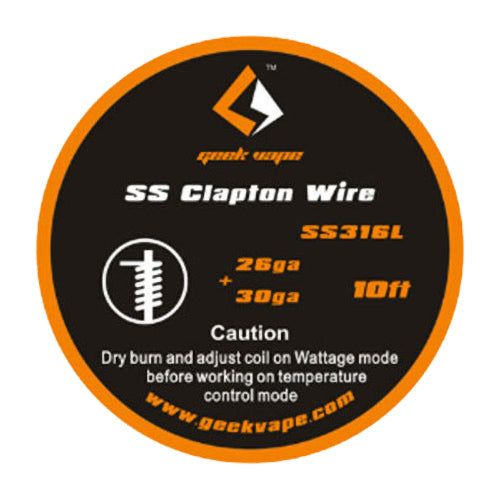 GeekVape SS Clapton Wire 26ga | Vape World Australia | Vaping Hardware