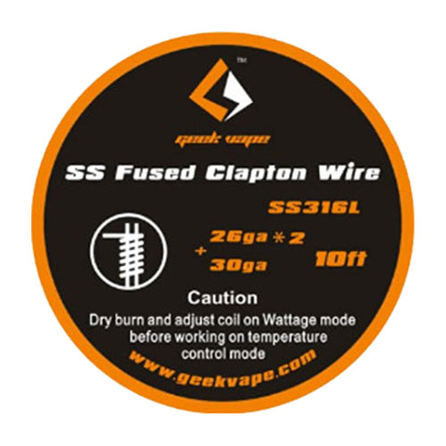 GeekVape SS Fused Clapton Wire 26ga | Vape World Australia | Vaping Hardware