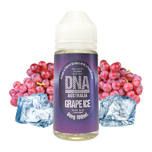 Grape Ice 100ml | DNA Vapor | Vape World Australia | E-Liquid