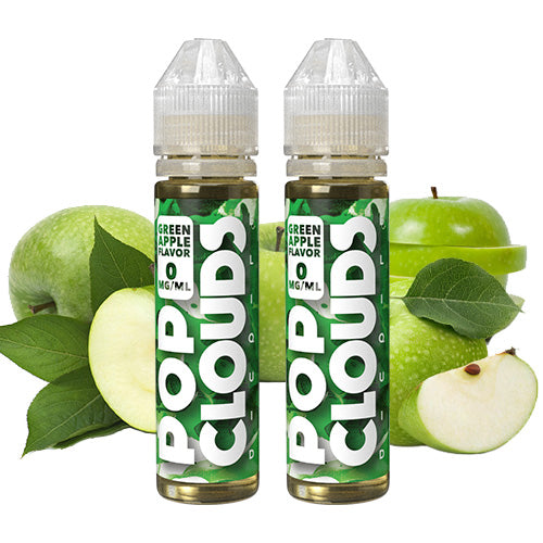 Green Apple 120ml | Pop Clouds E-Liquid | Vape World Australia | E-Liquid