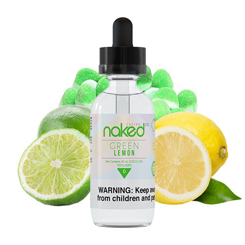 Green Lemon (Sour Sweet) 60ml | Naked 100 | Vape World Australia | E-Liquid