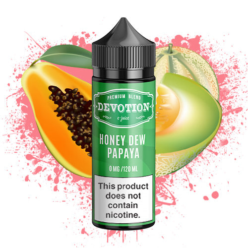Honey Dew Papaya 120ml | Devotion E-Liquid | Vape World Australia | E-Liquid