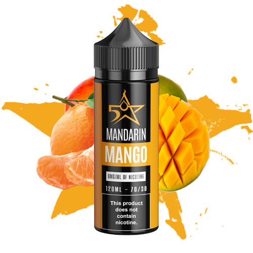 Mandarin Mango 120ml | Five Star Juice | Vape World Australia | E-Liquid