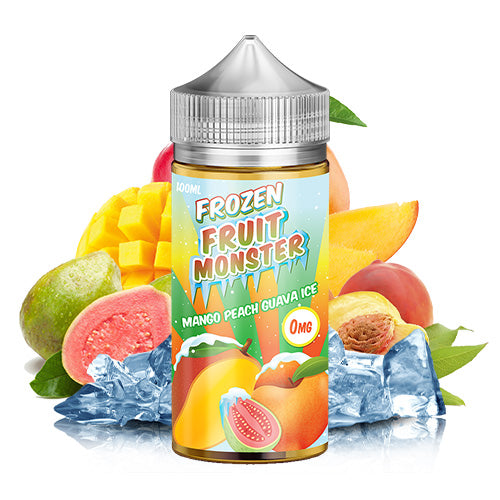 Mango Peach Guava Ice 100ml | Frozen Fruit Monster | Vape World Australia | E-Liquid