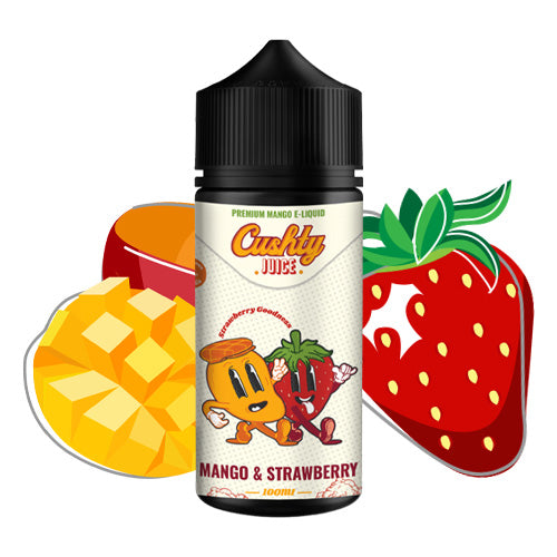Mango Strawberry 100ml | Cushty Juice | Vape World Australia | E-Liquid