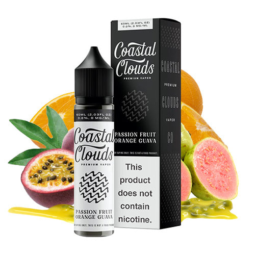 Passion Fruit Orange Guava 60ml | Coastal Clouds | Vape World Australia | E-Liquid