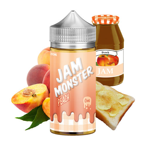 Peach 100ml | Jam Monster | Vape World Australia | E-Liquid