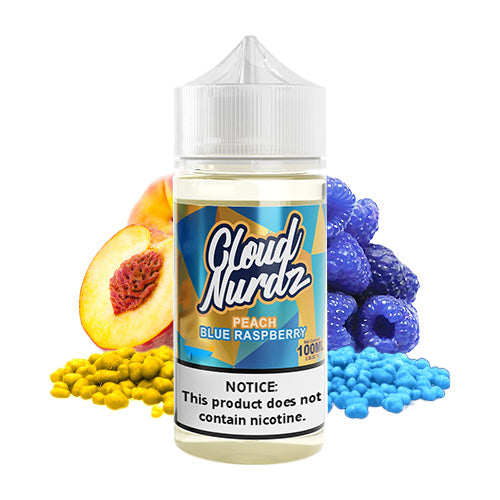 Peach Blue Raspberry 100ml | Cloud Nurdz | Vape World Australia | E-Liquid
