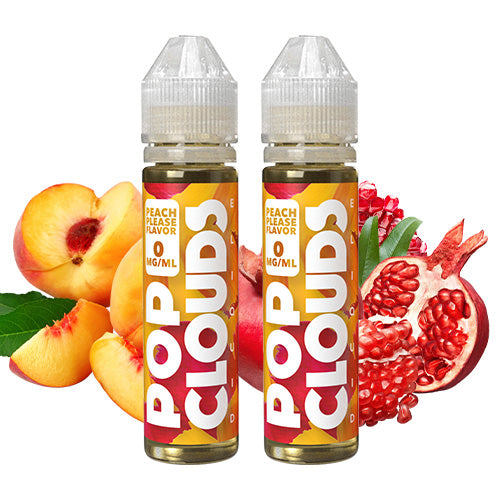 Peach Please 120ml | Pop Clouds E-Liquid | Vape World Australia | E-Liquid