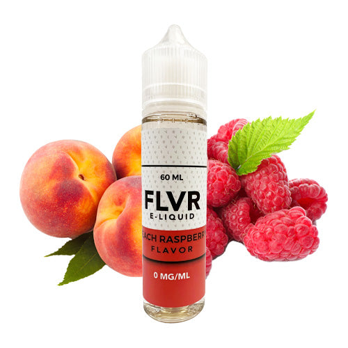 Peach Raspberry 60ml | FLVR | Vape World Australia | E-Liquid