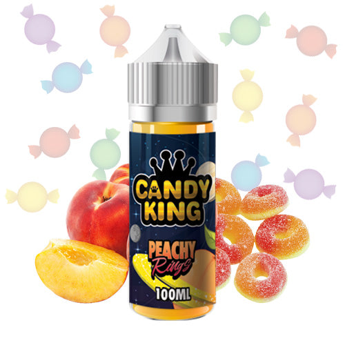 Peachy Rings 100ml | Candy King | Vape World Australia | E-Liquid