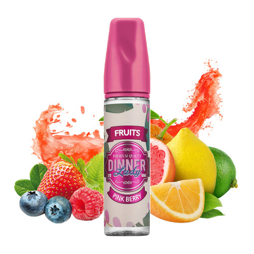 Pink Berry 60ml | Dinner Lady Fruits | Vape World Australia | E-Liquid