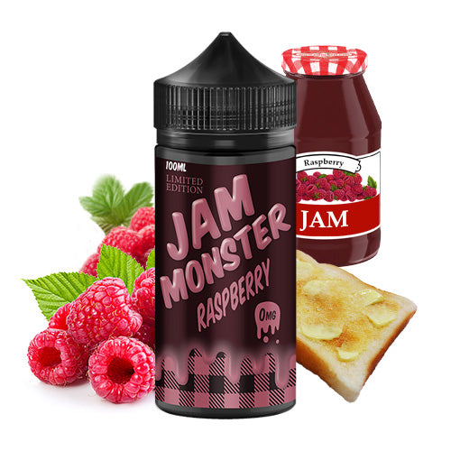 Raspberry 100ml | Jam Monster | Vape World Australia | E-Liquid