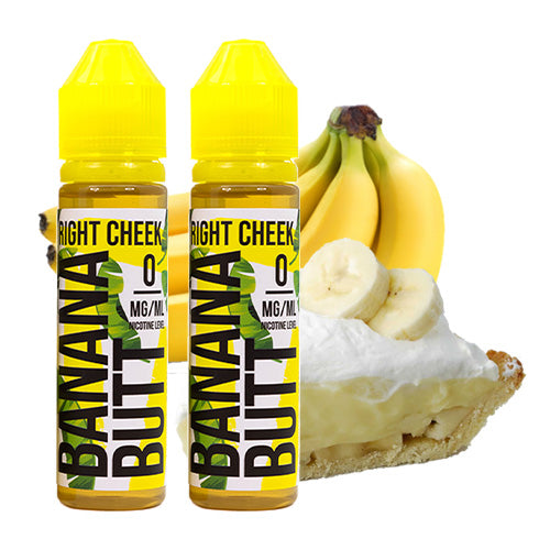 Right Cheek 120ml | Banana Butt E-Liquids | Vape World Australia | E-Liquid