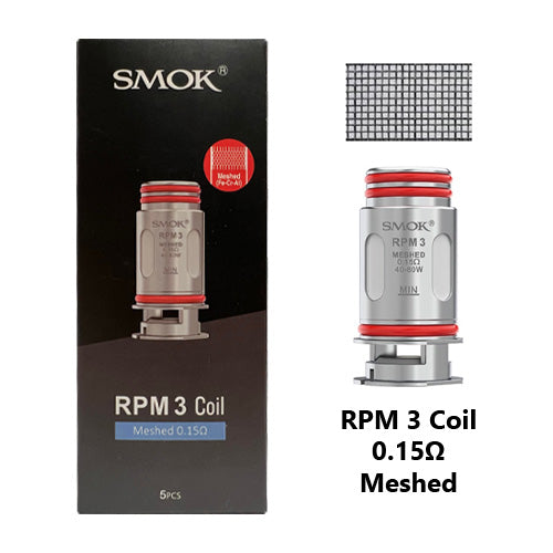 SMOK RPM3 Coils 0.15ohm Meshed | Vape World Australia | Vaping Hardware