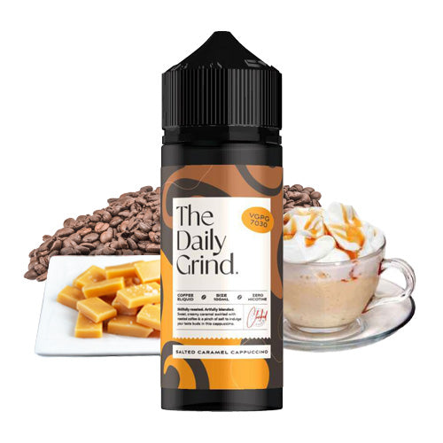 Salted Caramel Cappuccino 100ml | The Daily Grind | Vape World Australia | E-Liquid
