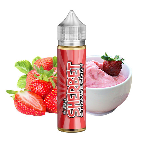 Sherbet Strawberry 60ml | Mr. Wicky's | Vape World Australia | E-Liquid