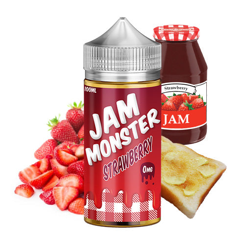 Strawberry 100ml | Jam Monster | Vape World Australia | E-Liquid