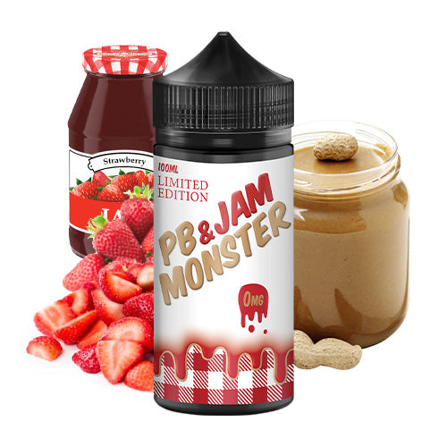 Strawberry 100ml | PB & Jam Monster Limited Edition | Vape World Australia | E-Liquid