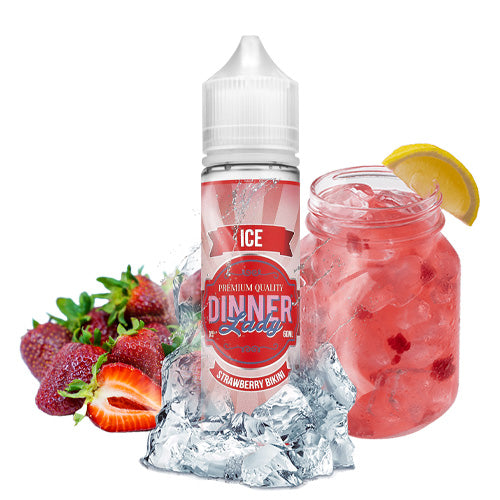 Strawberry Bikini 60ml | Dinner Lady Ice | Vape World Australia | E-Liquid