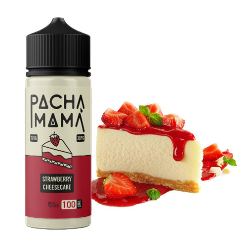 Strawberry Cheesecake 100ml | Pacha Mama Dessert | Vape World Australia | E-Liquid