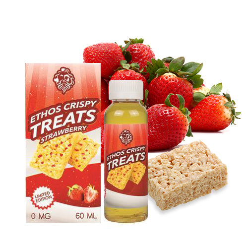 Strawberry Crispy Treats 60ml | Ethos Vapors | Vape World Australia | E-Liquid