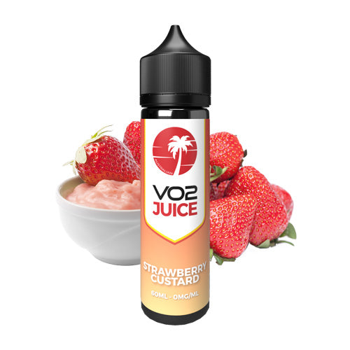 Strawberry Custard 60ml | Vo2 Juice | Vape World Australia | E-Liquid