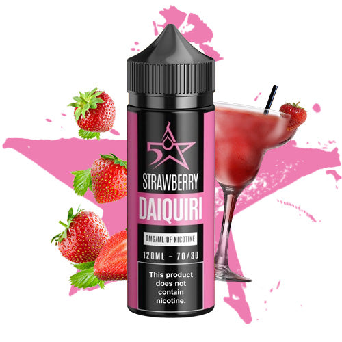 Strawberry Daiquiri 120ml | Five Star Juice | Vape World Australia | E-Liquid