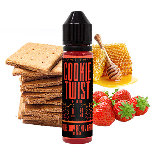 Strawberry Honey Graham 60ml | Cookie Twist E-Liquids | Vape World Australia | E-Liquid
