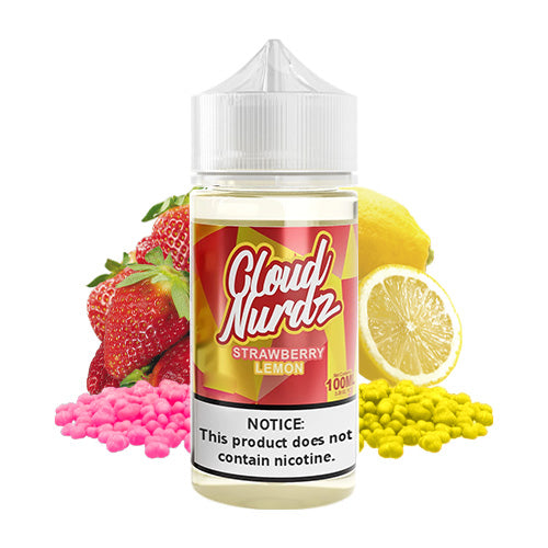 Strawberry Lemon 100ml | Cloud Nurdz | Vape World Australia | E-Liquid