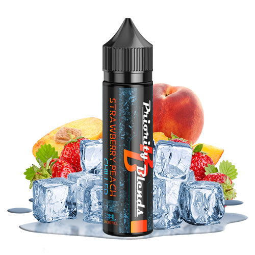 Strawberry Peach 60ml | Priority Blends Chilled E-Liquid | Vape World Australia | E-Liquid