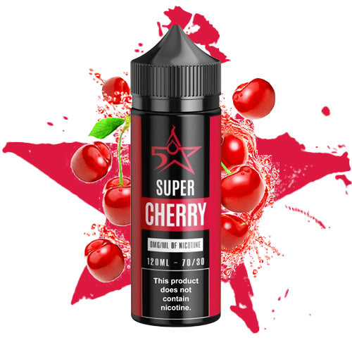 Super Cherry 120ml | Five Star Juice | Vape World Australia | E-Liquid