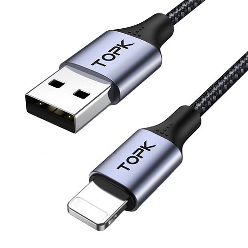 TOPK AN10 Lightning Charge n Sync iPhone Cable | Vape World Australia | Vaping Hardware