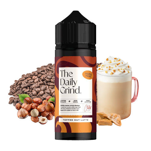 Toffee Nut Latte 100ml | The Daily Grind | Vape World Australia | E-Liquid