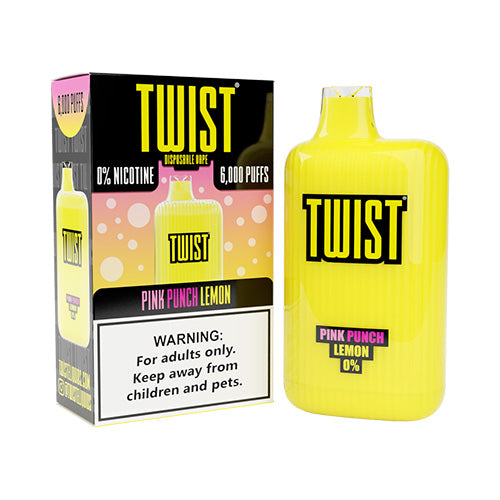 Twist 6000 Puffs Disposable Vape Pink Punch Lemon | Vape World Australia