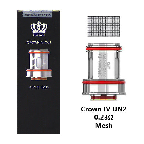 Uwell Crown IV Coils 0.23ohm Mesh | Vape World Australia | Vaping Hardware