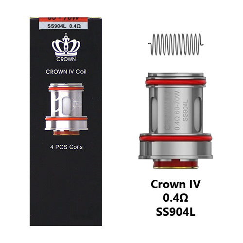 Uwell Crown IV Coils 0.4ohm | Vape World Australia | Vaping Hardware