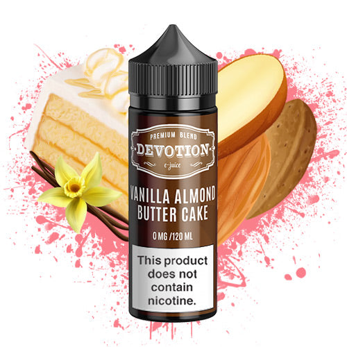 Vanilla Almond Butter Cake 120ml | Devotion E-Liquid | Vape World Australia | E-Liquid