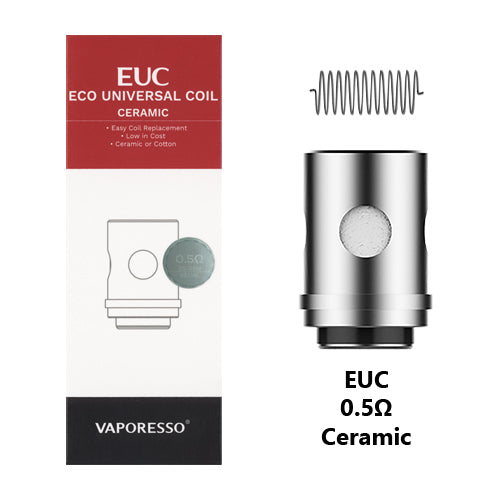 Vaporesso EUC Coils 0.5ohm Ceramic | Vape World Australia | Vaping Hardware