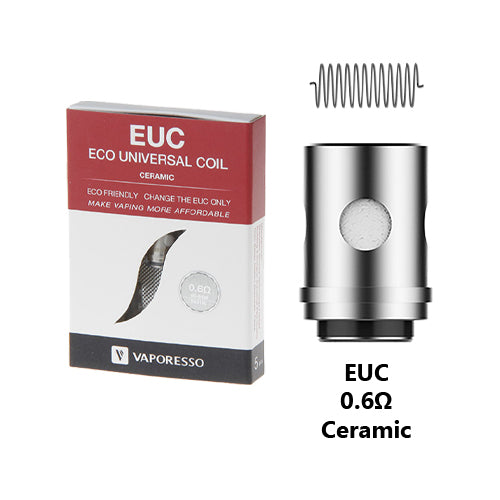 Vaporesso EUC Coils 0.6ohm Ceramic | Vape World Australia | Vaping Hardware