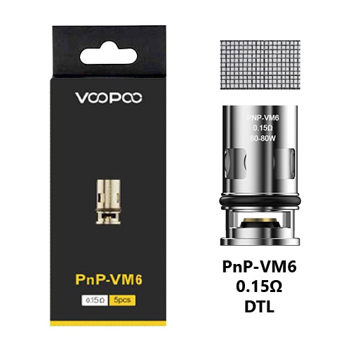 VooPoo PnP Coils VM6 0.15ohm | Vape World Australia | Vaping Hardware