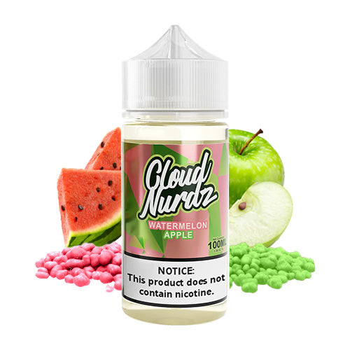 Watermelon Apple 100ml | Cloud Nurdz | Vape World Australia | E-Liquid