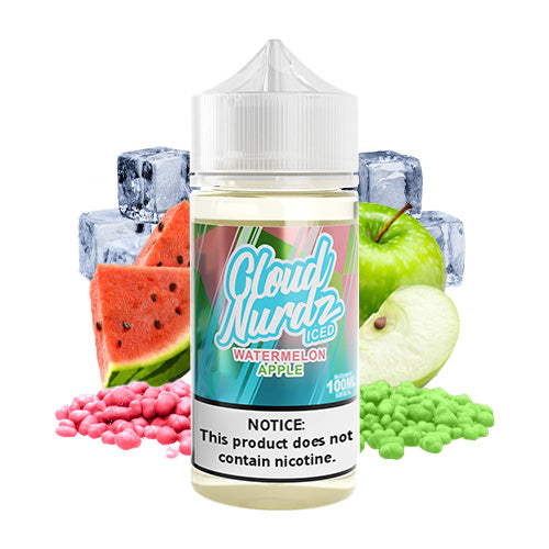 Watermelon Apple Iced | Cloud Nurdz | Vape World Australia | E-Liquid